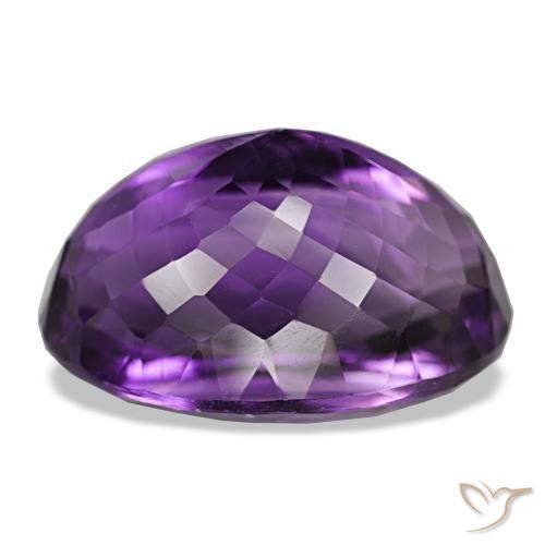 9,17 ctw natürlicher tiefviolett Amethyst, Oval Schliff, VVS-VS