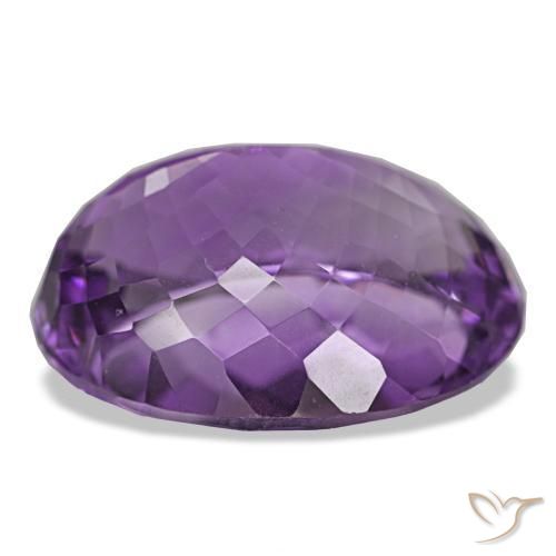 9,17 ctw natürlicher Mittelviolett Amethyst, Oval Schliff, VVS-VS