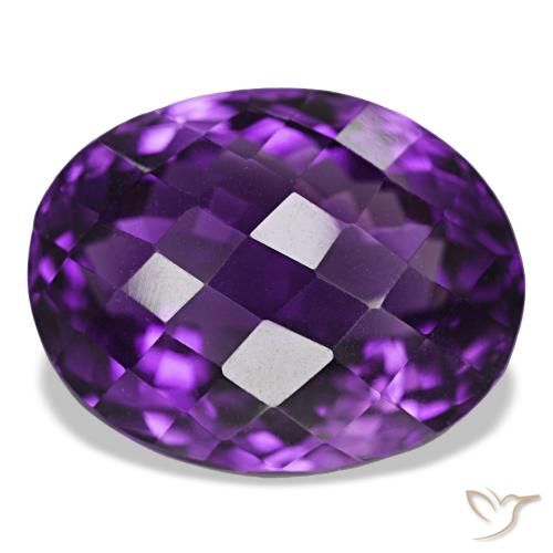 9,17 ctw natürlicher Rötliches Violett Amethyst, Oval Schliff, IF