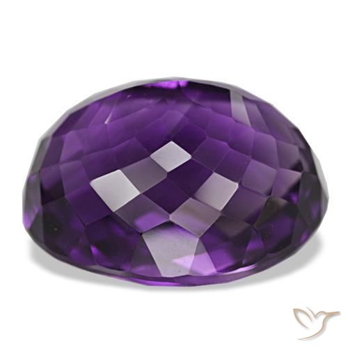 9,17 ctw natürlicher Rötliches Violett Amethyst, Oval Schliff, IF