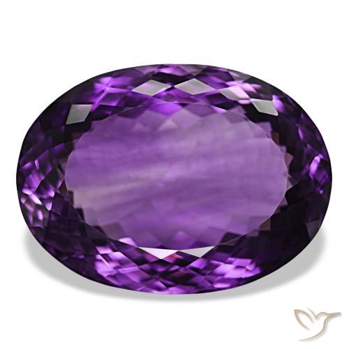 9,17 ctw natürlicher Rötliches Violett Amethyst, Oval Schliff, IF