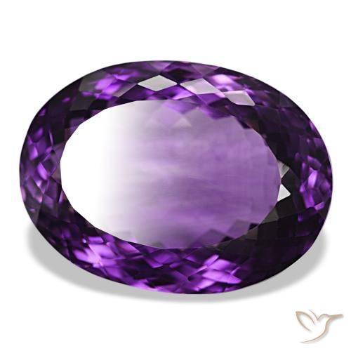 9,17 ctw natürlicher Rötliches Violett Amethyst, Oval Schliff, IF
