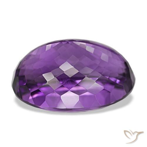 9,17 ctw natürlicher Rötliches Violett Amethyst, Oval Schliff, IF