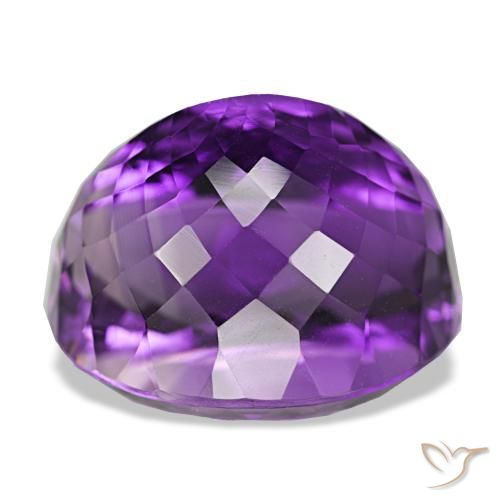 9,17 ctw natürlicher Mittelviolett Amethyst, Oval Schliff, VVS-VS