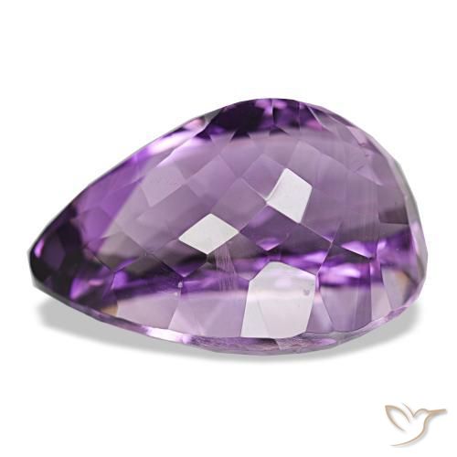 9,17 ctw natürlicher Mittelviolett Amethyst, Birnenform, VVS