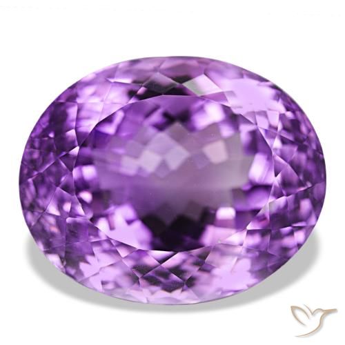 9,17 ctw natürlicher Rosaig-violett Amethyst, Oval Schliff, VVS-VS