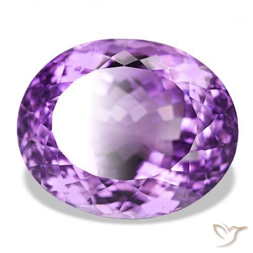 9,17 ctw natürlicher Rosaig-violett Amethyst, Oval Schliff, VVS-VS