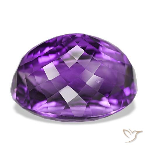 9,17 ctw natürlicher Lebhaftes Violett Amethyst, Oval Schliff, VVS