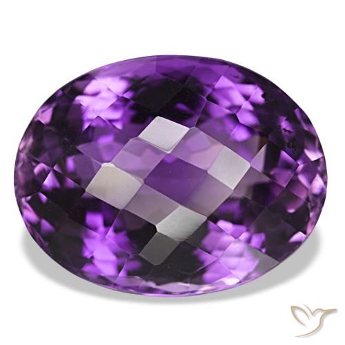 9,17 ctw natürlicher tiefviolett Amethyst, Oval Schliff, VVS-VS