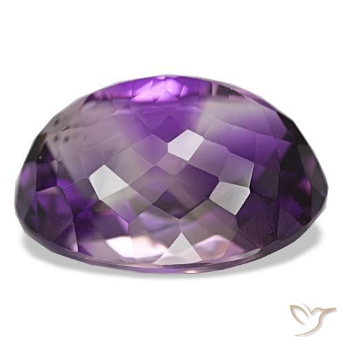 9,17 ctw natürlicher tiefviolett Amethyst, Oval Schliff, VVS-VS