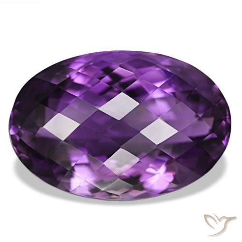 9,17 ctw natürlicher Mittelviolett Amethyst, Oval Schliff, VVS-VS