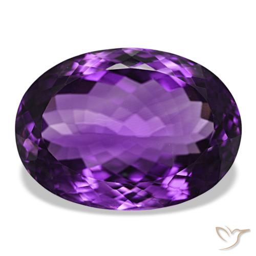 9,17 ctw natürlicher tiefviolett Amethyst, Oval Schliff, VVS