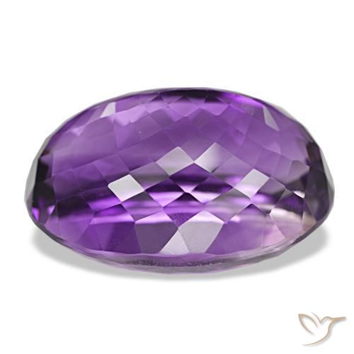 9,17 ctw natürlicher tiefviolett Amethyst, Oval Schliff, VVS