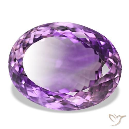 9,17 ctw natürlicher Lilaisch-violett Amethyst, Oval Schliff, VVS