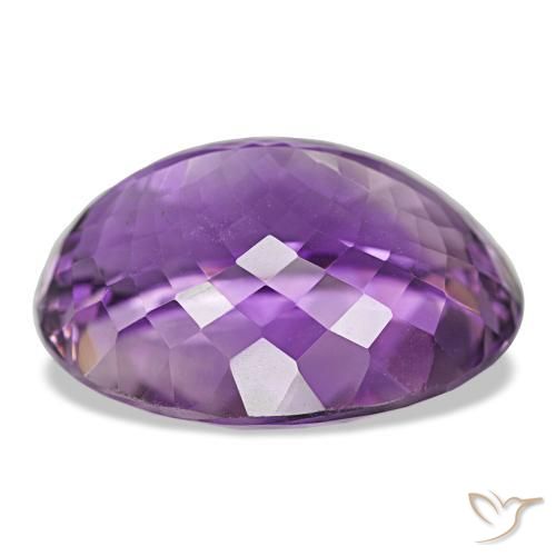 9,17 ctw natürlicher Lilaisch-violett Amethyst, Oval Schliff, VVS