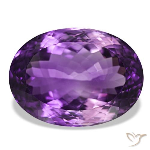 9,17 ctw natürlicher Lebhaftes Violett Amethyst, Oval Schliff, VVS-VS