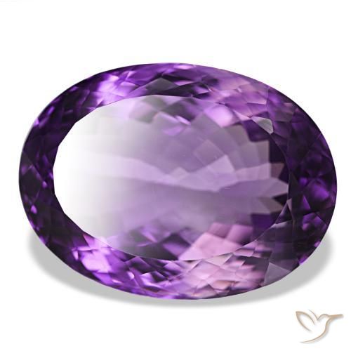 9,17 ctw natürlicher Lebhaftes Violett Amethyst, Oval Schliff, VVS-VS