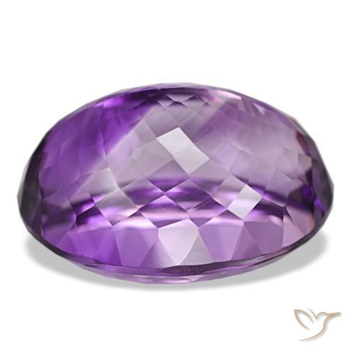 9,17 ctw natürlicher Lebhaftes Violett Amethyst, Oval Schliff, VVS-VS