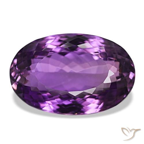 9,17 ctw natürlicher Mittelviolett Amethyst, Oval Schliff, VVS