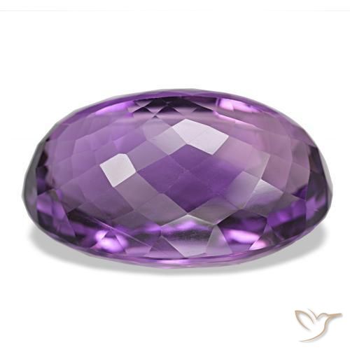 9,17 ctw natürlicher Mittelviolett Amethyst, Oval Schliff, VVS