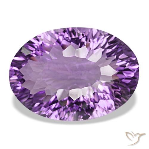 9,17 ctw natürlicher tiefrosa-violett Amethyst, Oval Schliff, VS