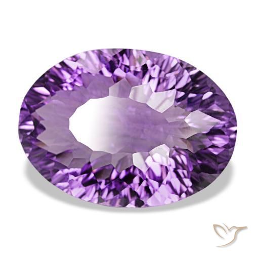 9,17 ctw natürlicher tiefrosa-violett Amethyst, Oval Schliff, VS