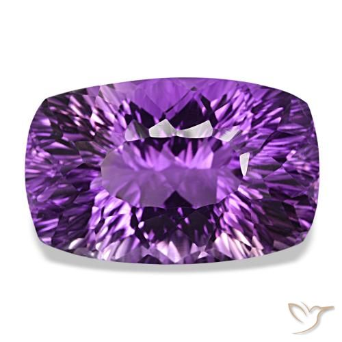 55.56ct Tiefviolettes Violett Amethyst, Kissen, VVS