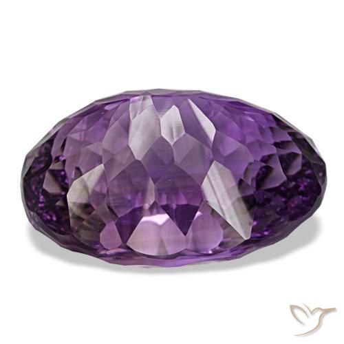 9,17 ctw natürlicher Tiefviolettes Violett Amethyst, Oval Schliff, VVS