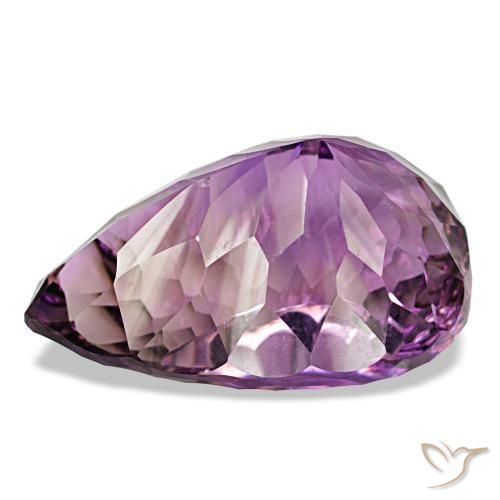 9,17 ctw natürlicher Mittelviolett Amethyst, Birnenform, VS