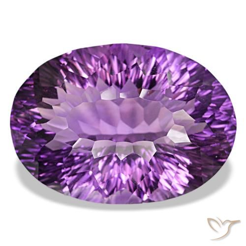 9,17 ctw natürlicher Lilaisch-violett Amethyst, Oval Schliff, VVS