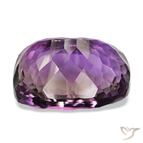 53,04 ctw natürlicher violetter Amethyst, Kissenschliff, VVS