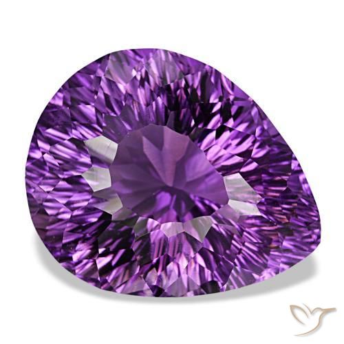 9,17 ctw natürlicher Lebhaftes rosa Violett Amethyst, Birnenform, VVS