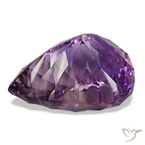 9,17 ctw natürlicher Intensives Rosa-Violett Amethyst, Birnenform, VVS