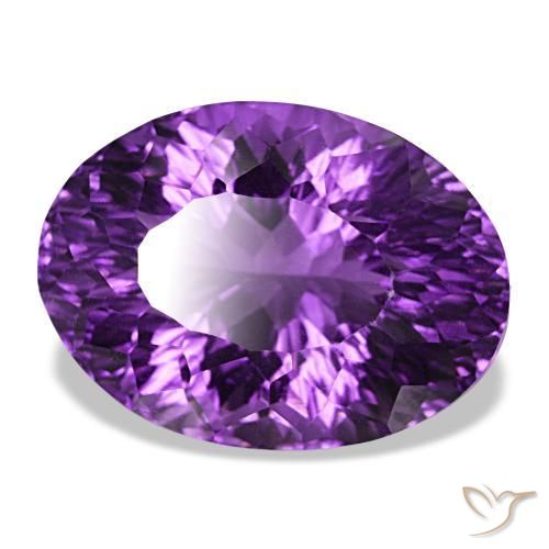9,17 ctw natürlicher Lebhaftes Violett Amethyst, Oval Schliff, VVS