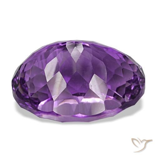 9,17 ctw natürlicher Lebhaftes Violett Amethyst, Oval Schliff, VVS