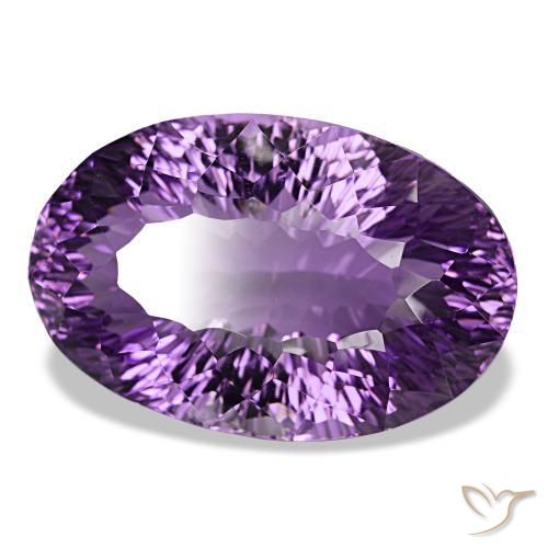 9,17 ctw natürlicher Mittelviolett Amethyst, Oval Schliff, VVS