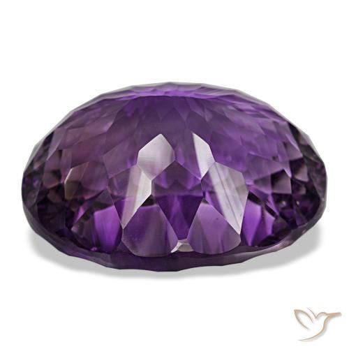83,18 ctw natürlicher Mittelviolett Amethyst, Oval Schliff, VS
