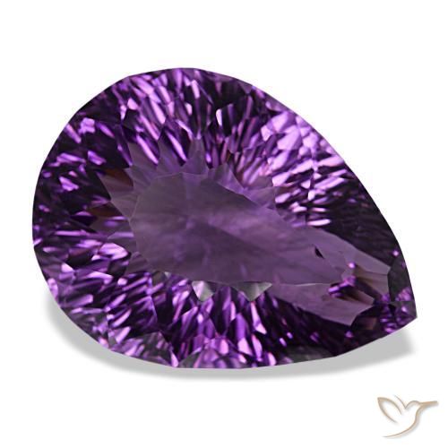 9,17 ctw natürlicher Rötlich violett Amethyst, Birnenform, VVS
