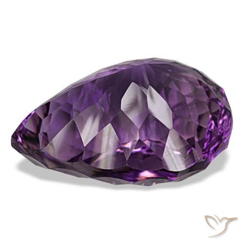 9,17 ctw natürlicher Rötlich violett Amethyst, Birnenform, VVS