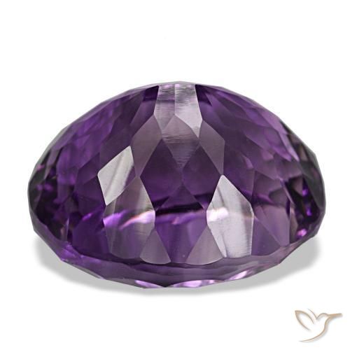 9,17 ctw natürlicher Mittelviolettes Violett Amethyst, Oval Schliff, VVS