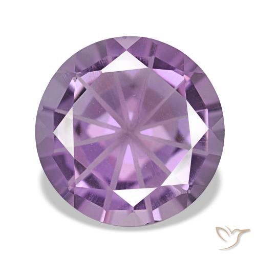 2,17 ctw natürlicher violetter Amethyst, Rundschliff, VVS