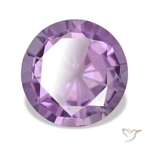 2,17 ctw natürlicher violetter Amethyst, Rundschliff, VVS