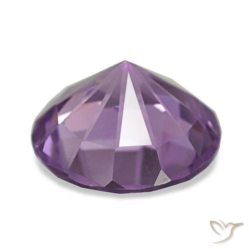 2,17 ctw natürlicher violetter Amethyst, Rundschliff, VVS