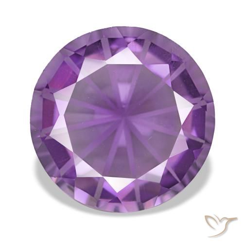 2,76 ctw natürlicher violetter Amethyst, Rundschliff, VVS