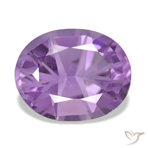 4,71 ctw natürlicher violetter Amethyst, Oval Schliff, VVS-VS