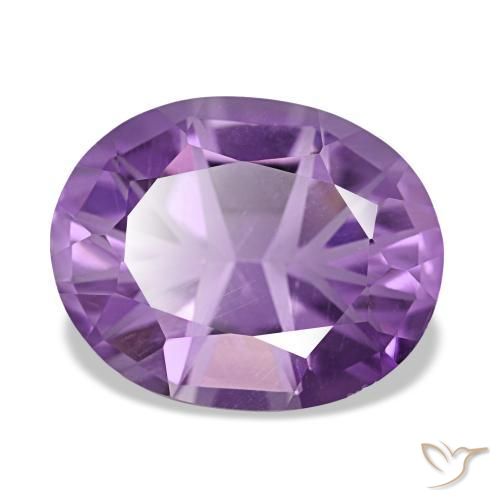 4,71 ctw natürlicher violetter Amethyst, Oval Schliff, VVS-VS
