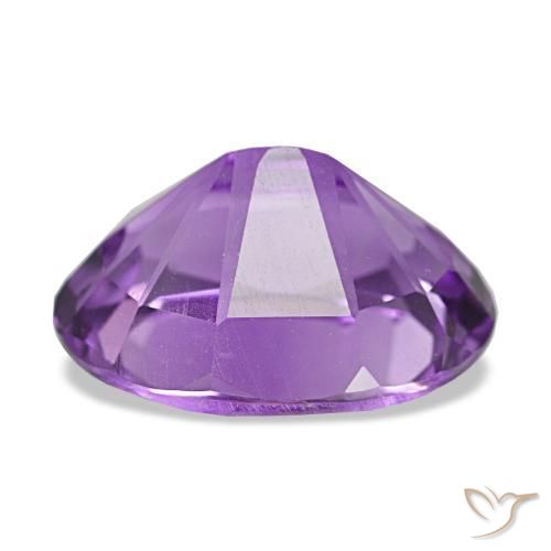 3,88 ctw natürlicher violetter Amethyst, Oval Schliff, VVS-VS