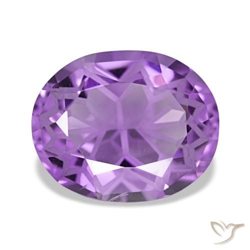 4,19 ctw natürlicher violetter Amethyst, Oval Schliff, VVS