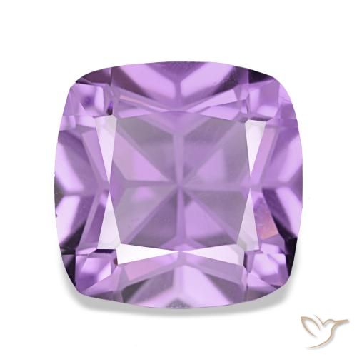 3,60 ctw natürlicher violetter Amethyst, Kissenschliff, VVS-VS