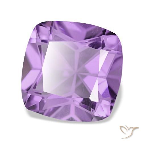 3,60 ctw natürlicher violetter Amethyst, Kissenschliff, VVS-VS